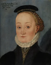 Porträt der Lucretia Freifrau von Berlepsch, geb. von Schleinitz